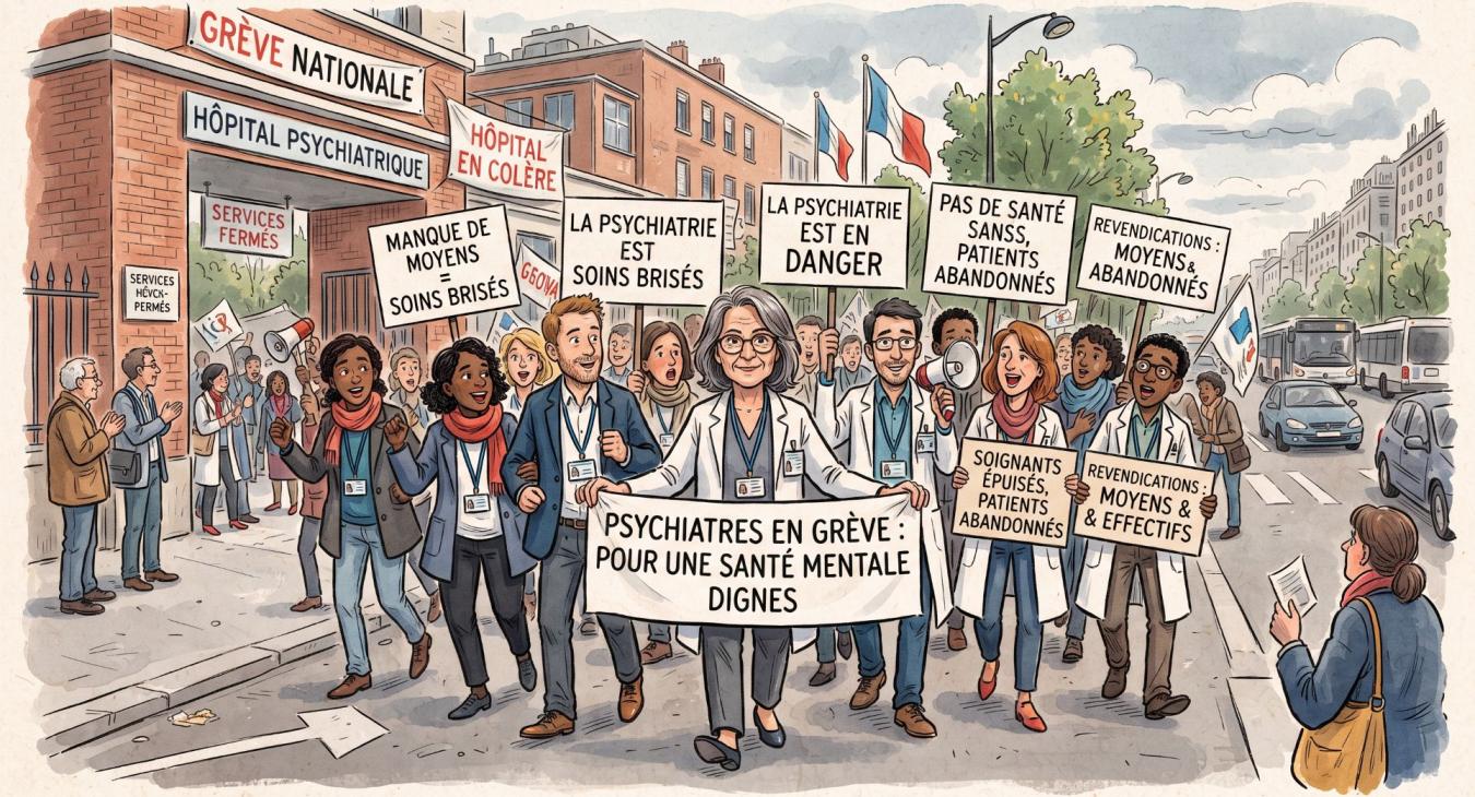 psychiatres en grève
